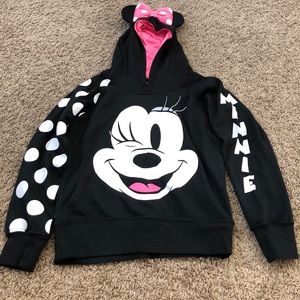 New Disney Girls Minnie Mouse Sweatshirt